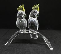 Swarovski Crystal, 'Cockatoos', boxed.