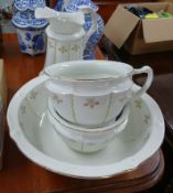 Soho, four piece jug and basin set.