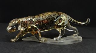 Swarovski Crystal, 'Jaguar', boxed.