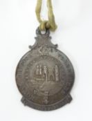 A Royal Bristol Volunteers Medal, a silver medallion presented on their disbandment at the end of