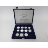 Royal Mint, a collection of eleven various silver and other commemorative coins (list available).