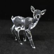 Swarovski Crystal, 'Fawn', boxed (no outer box).