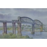 Large collection of Victorian and later prints of Brunel bridge Saltash and local areas (17)