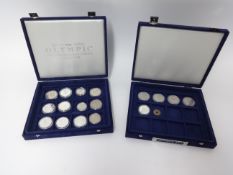 Royal Mint, a collection of twelve various silver and other commemorative coins (list available)