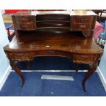 A Victorian rosewood ladies desk.