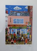 Brian Pollard, small print 'The Queens' 271/450 signed, unframed.