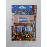 Brian Pollard, small print 'The Queens' 271/450 signed, unframed.