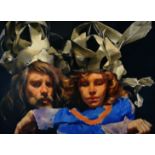 Robert Lenkiewicz (1941-2002), limited edition print No.161/250 'Paper Crowns', 62cm x 46cm,