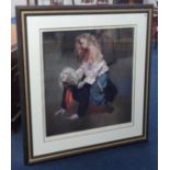 Robert Lenkiewicz (1941-2002), limited edition print 'The Painter With Lisa, Aristotle and Phylis