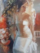 R.Garassuta, print 'Le Soiree' with certificate of authenticity, 52cm x 67cm.