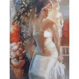 R.Garassuta, print 'Le Soiree' with certificate of authenticity, 52cm x 67cm.