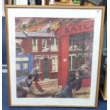 Carel Weight, 'The Day of Woon', artist proof No, X111/XV, framed and glazed, overall size 83cm x