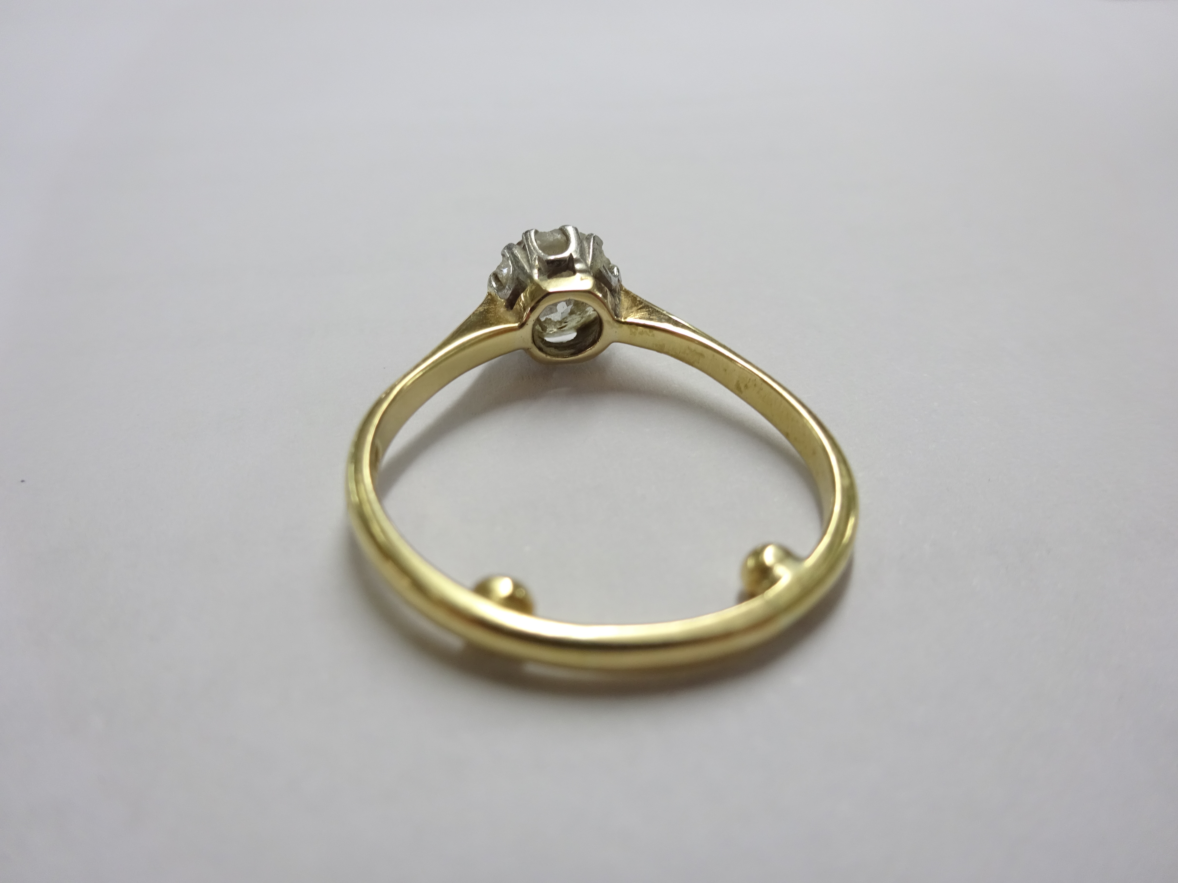 An 18ct diamond solitaire ring, approx. 1.50 carat, size O. - Image 2 of 5