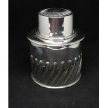 An Edw VII silver spiral tea caddy, Birmingham 1908, approx. 2.41oz.