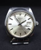 Rolex, a gents stainless steel Oyster Date Precision wristwatch.
