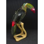 Swarovski Crystal, Paradise Birds, Toucan Black Diamond, boxed.