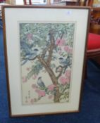 A set of four Japanese replica wood block prints, framed and glazed, after Toshi Yoshida, with