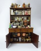 Ettore Sobrezo 'The Chemist Laboratory', in miniature form, with full cupboards and drawers,