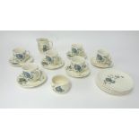 Sylvac Ware tea set 20 pieces, Limegrove pattern.