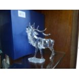 Swarovski Crystal, Stag, boxed.