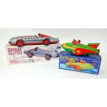 A Spiral Schylling collectors model car, together with a Rocket Racer model (2).