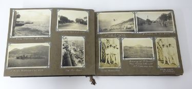 The Warwick album, two interesting albums containing a collection of original snapshot photographs