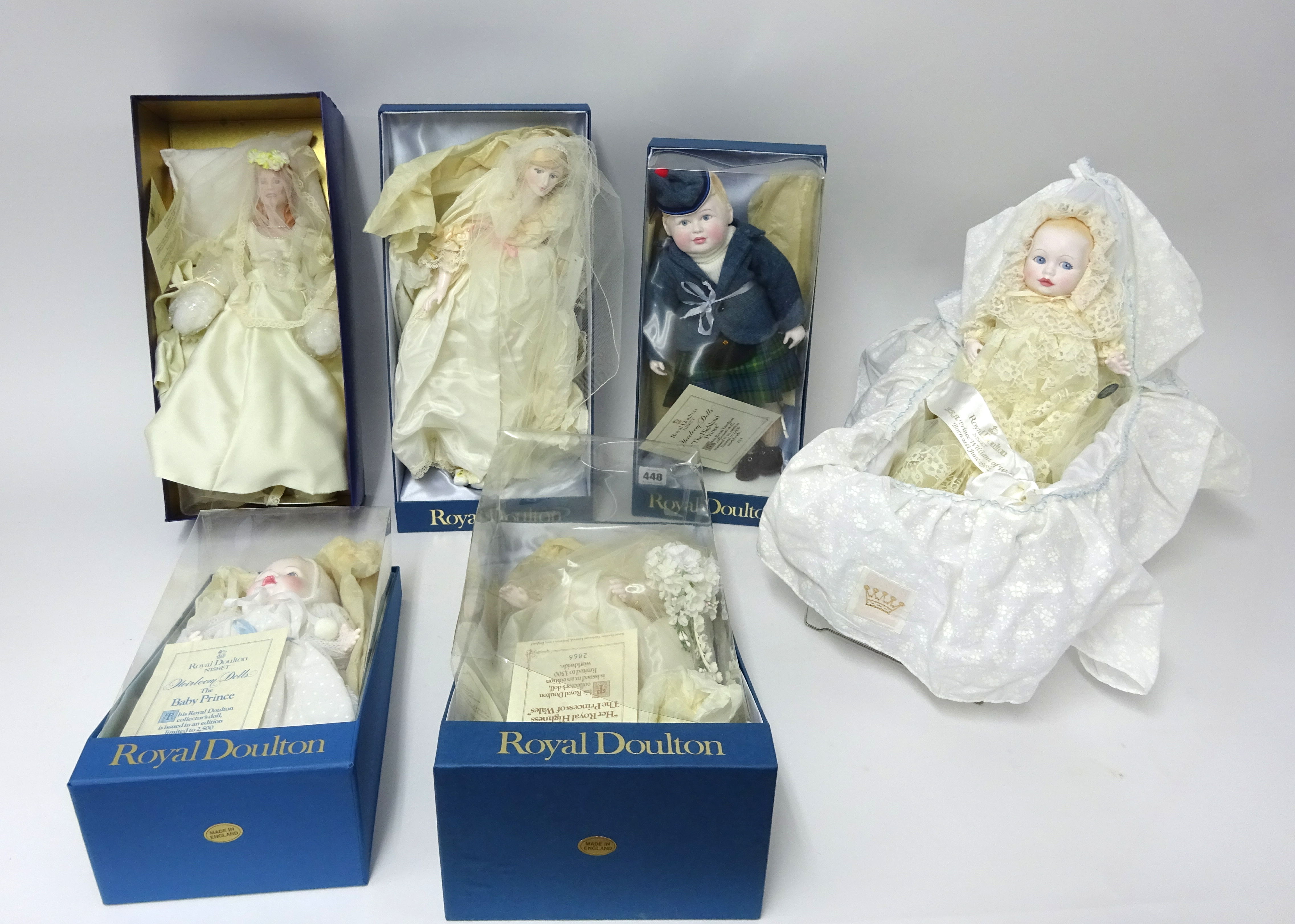 Royal Doulton a collection of Royal Dolls