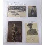 A collection of war time memorabilia, various ration coupons, peace flag, memorabilia of the