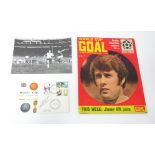 Geoff Hurst collection including 1966 World Cup signed photograph, also World Cup first day signed