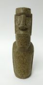 Replica Easter Island stone figure, height 28cm.