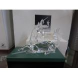 Swarovski Crystal, Annual Edition 1996 'Fabulous Creatures' The Unicorn, boxed (horn is broken