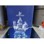 Swarovski Crystal, Santa Maria, boxed.