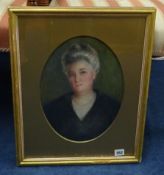 E. Sylvia Shaw, (Mrs) 19th/20th century, watercolour portrait of Mrs F.W.Watson-Baker, signed in