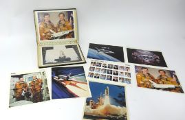 Nasa Apollo moon landing collection, photographs issued by Nasa Texas of the space shuttle, and