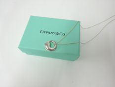 Tiffany & Co. necklace Design by Elsa Peretti, Eternal Circle.