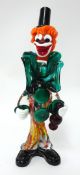 Murano a glass clown height 35cm.