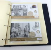 A collection first day coin covers, limited edition, 'Her Majesty QEII 80th Birthday Collection', in