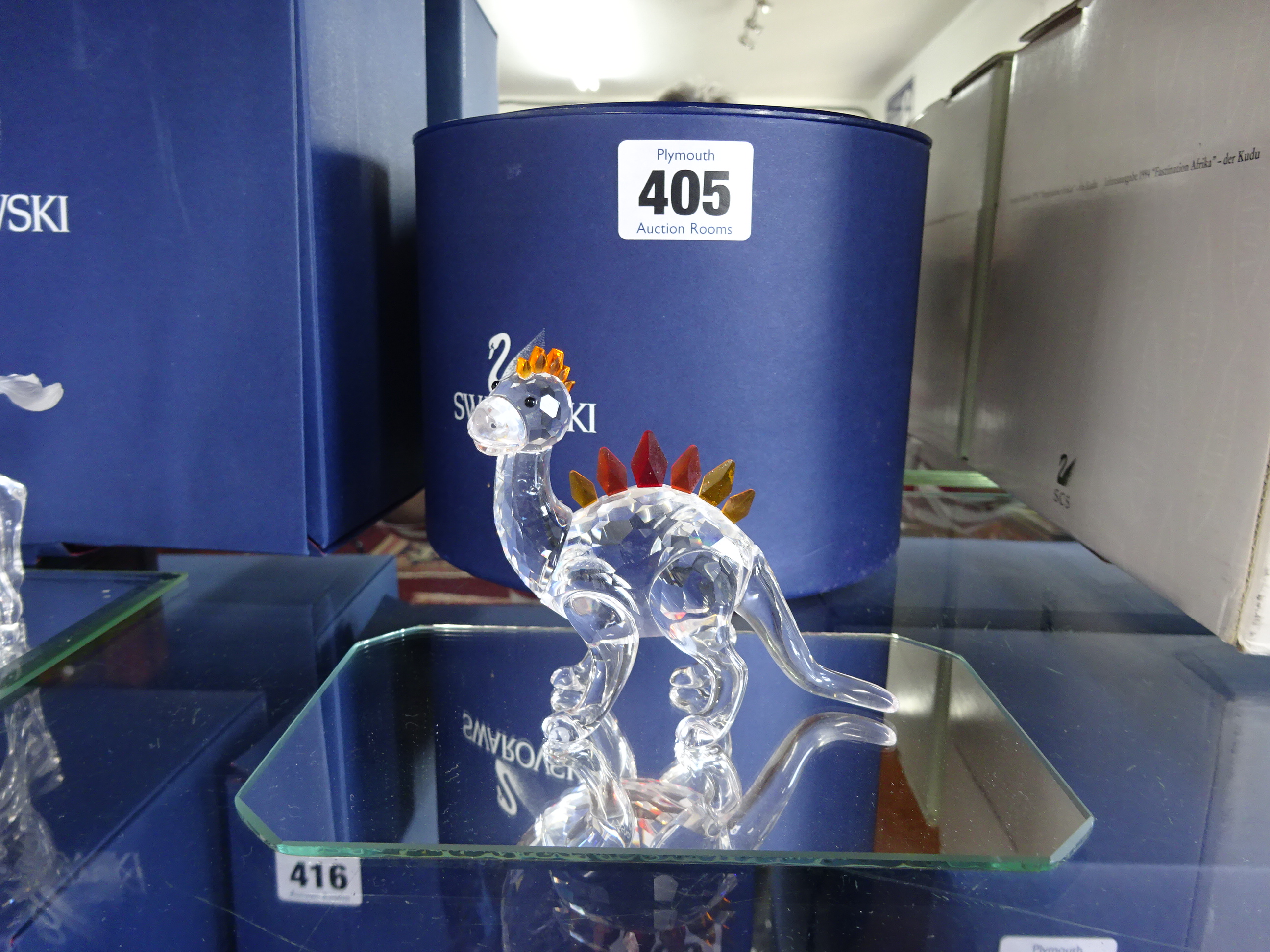 Swarovski Crystal, Dino Dinosaur, boxed.