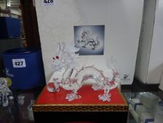 Swarovski Crystal, Annual Edition 1997 'Fabulous Creatures' The Dragon, boxed.