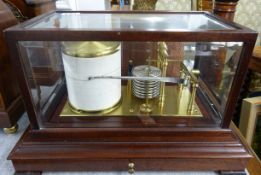 A mahogany cased Barograph.