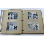 Pinpoints personal photograph album (1943-1944) views of Africa, Italy, Yugoslavia, Paris, and