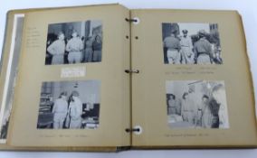 Pinpoints personal photograph album (1943-1944) views of Africa, Italy, Yugoslavia, Paris, and