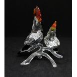 Swarovski Crystal, 'Hoopoes', boxed.