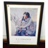 Lenkiewicz Poster 'Project 1 Vagrancy', framed and glazed.