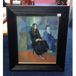 Robert Lenkiewicz (1941-2002) rare early signed oil on canvas, 'Pat (Parker)