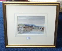 A pair of Suzanne Keeble, watercolours, one titled 'The Cornish Side', 20cm x 26cm, framed and