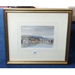 A pair of Suzanne Keeble, watercolours, one titled 'The Cornish Side', 20cm x 26cm, framed and