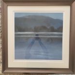 Robert Lenkiewicz (1941-2002) signed limited edition print, 'Silver Lake'., XXVII IXXV, framed and