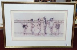 Charles Willmott, 20th century contemporary limited edition signed print number 238/300 'Ballet