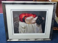 Robert Lenkiewicz (1941-2002) 'Esther rear view', signed limited edition print number 60 of 250,